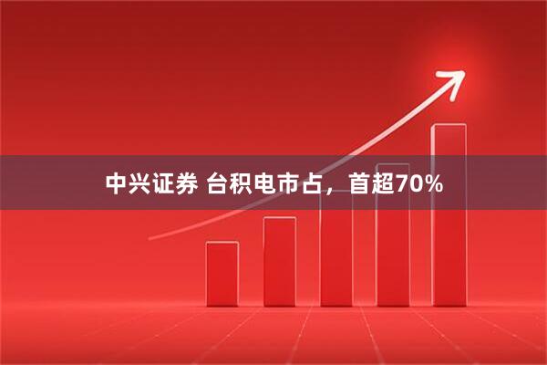 中兴证券 台积电市占，首超70%