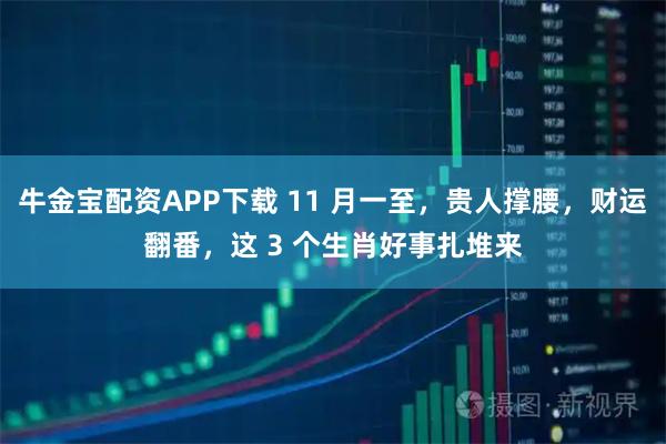 牛金宝配资APP下载 11 月一至，贵人撑腰，财运翻番，这 3 个生肖好事扎堆来